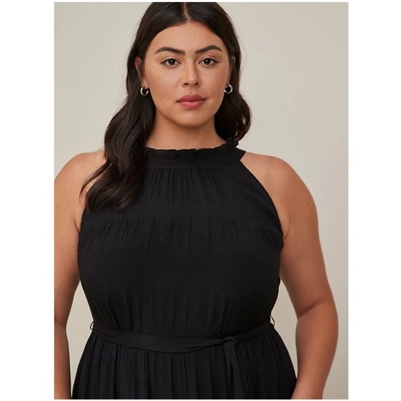 TORRID NWT MAXI LINDSAY HI-LOW TIERED DRESS - Picture 2 of 5